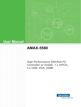 Advantech AMAX-5580 User manual