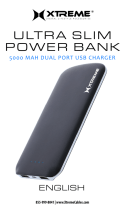 Xtreme XBB8-0138-BLK 5000mah Power Bank User manual