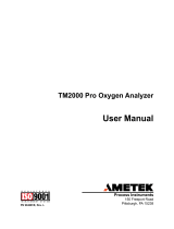 Ametek TM2000 Pro User manual