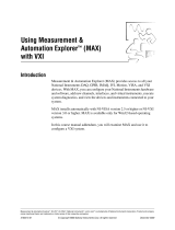 NI Using Measurement & Automation Explorer (MAX) User manual