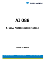 SIGMATEK AI 088 User manual