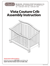 C&T International Sorelle Vista Couture Crib Assembly Instruction