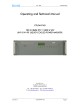 EuroTel ETL0W474G Operating And Technical Manual