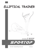 Sportop E-8000P Owner's manual