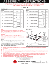 Courtyard Creations TCS41CK Assembly Instructions