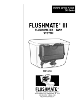 Flushmate 503 Owner's manual