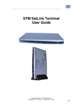 STM SatLink User manual