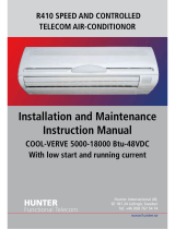 Hunter COOL VERVE 12-24000 Installation And Maintenance Instruction Manual
