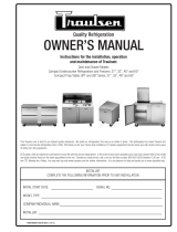 Traulsen UST Series Owner's manual