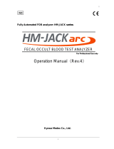 Kyowa Medex Co., Ltd. HM-JACK Series Operating instructions