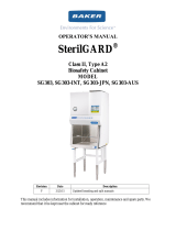 Baker SterilGARD SG303-INT User manual