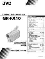 JVC GR-FX10 User manual