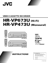 JVC HR-VP473U User manual