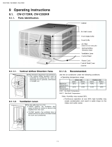 Panasonic CW-C202KR User manual