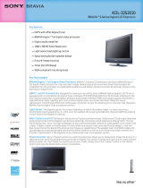 Sony KDL-32S2010 User manual