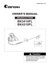 Zenoah BK3410FL User manual