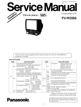 Panasonic OmniVision PV-M2066 User manual