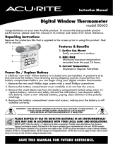 Accurite Digital Window Thermometer User manual