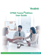 Yealink CP960 Teams Edition User manual