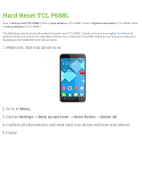 TCL P688L User manual