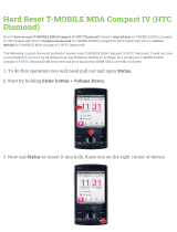 T-Mobile MDA Compact IV (HTC Diamond) User manual