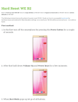WE B2 Hard reset manual