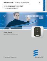 Eberspacher EasyStart Remote Owner's manual