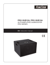Fonestar PRO Series User manual
