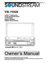 Soundstream VR-75XB Flip Up Owner's manual