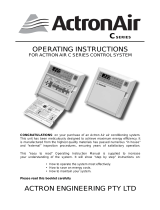 ActronAir C Series Operating instructions