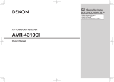 Denon AVR-4310CI Owner's manual