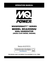 MQ Power DCA25SSIU Operating instructions