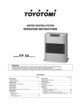 Toyotomi FF 55T - Type B Owner's manual