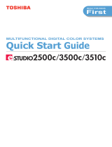 Toshiba e-STUDIO 3500c Quick start guide