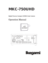 Ikegami MKC-750UHD Operating instructions