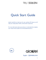 Alcatel Tru 5065N Quick start guide