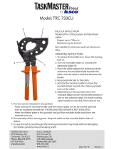 TASKMASTER TRC-CUT750CU Operating instructions