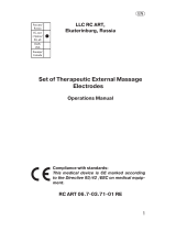 LLC Therapeutic External Massage Electrodes Operating instructions