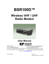 KP Electronic Systems BSR100D User manual