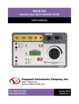 Vanguard Instruments MCCB-250 User manual