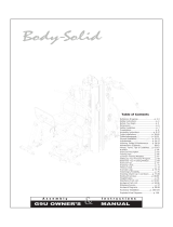 Body-Solid G9S Assembly Manual