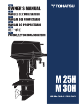TOHATSU M 25H Owner's manual