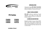 ARC Audio FD SERIES COAX Owner's manual