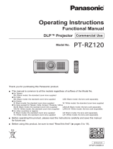 Panasonic PT-RZ120LWU User manual