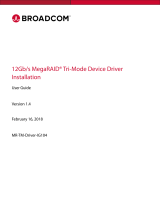 Broadcom 12Gb/s MegaRAID Tri-Mode Device Driver Installation User guide