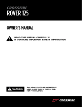 Crossfire Rover 125 User manual