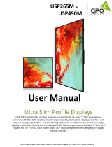 GPO Display USP265M User manual