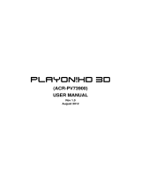 A.C.Ryan ACR-PV73900 Playon HD 3D Owner's manual