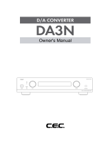 C.E.C. DA3N Owner's manual