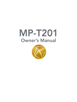 Vitus Audio MP-T201 Owner's manual